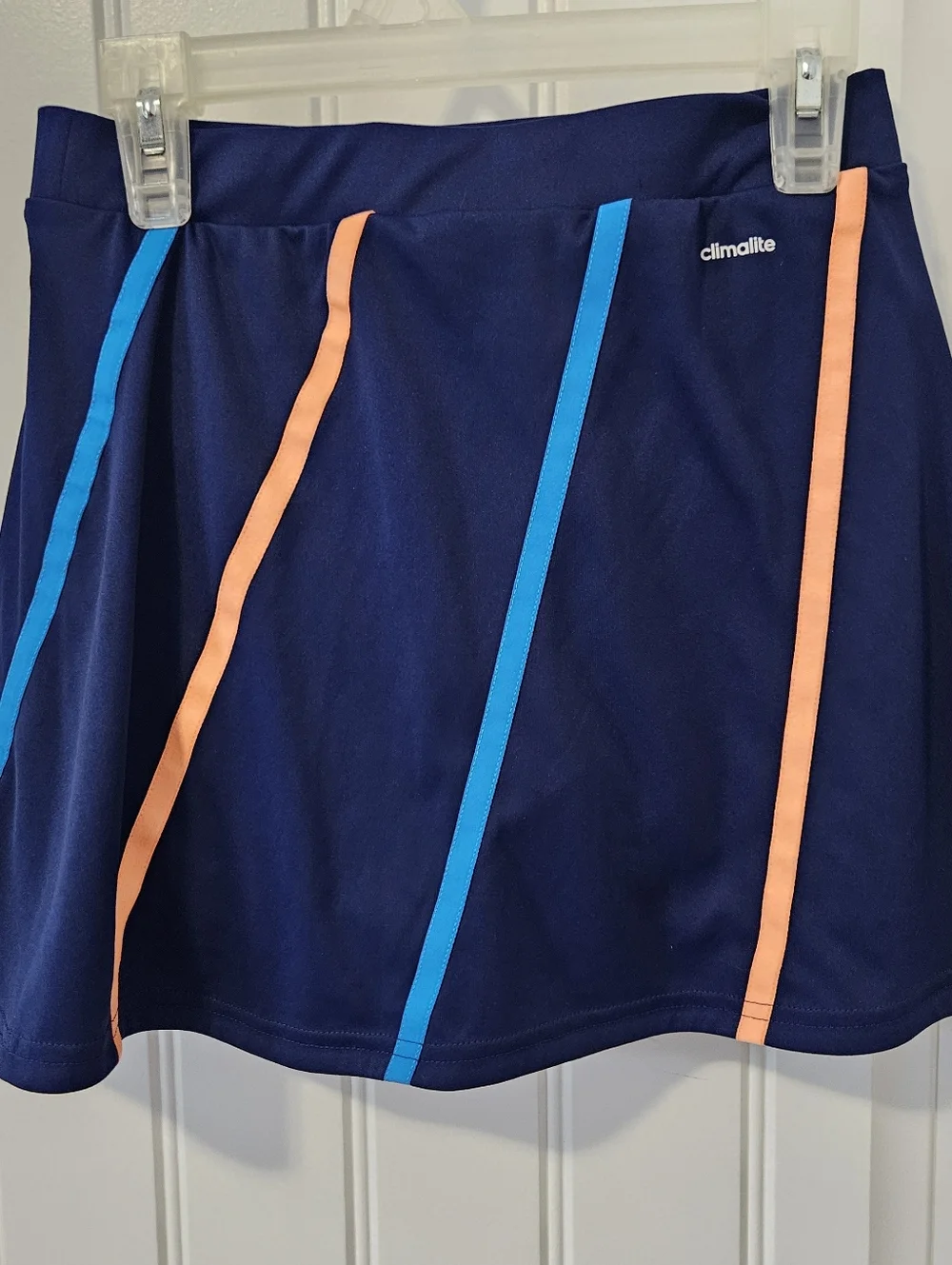 Adidas Roland Garros Paris Tennis Skirt/Skort‎ Blue/Orange Vintage Y2K Size M
